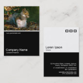 Half&Half Foto 0251 - Grijze eekhoorn Visitekaartje (Voorkant / Achterkant)