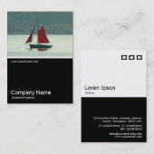 Half&Half foto 0256 -  zeiljacht Visitekaartje (Voorkant / Achterkant)