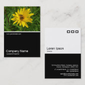 Half&Half Foto 0259 - Hover Fly on a Yellow Chrys Visitekaartje (Voorkant / Achterkant)