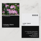 Half&Half Foto 025 - Rhododendrons Visitekaartje (Voorkant / Achterkant)