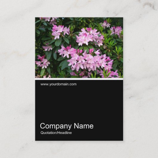 Half&Half Foto 025 - Rhododendrons Visitekaartje (Voorkant)