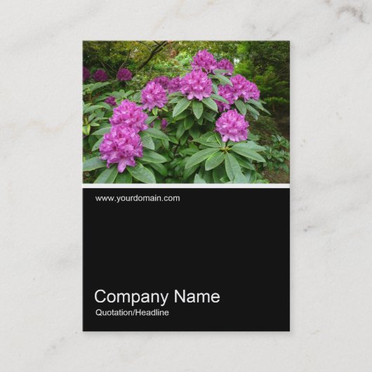 Half&Half Foto 026 - Rhododendrons Visitekaartje (Voorkant)