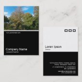 Half&Half Foto 0270 - Autumn in het Park Visitekaartje (Voorkant / Achterkant)