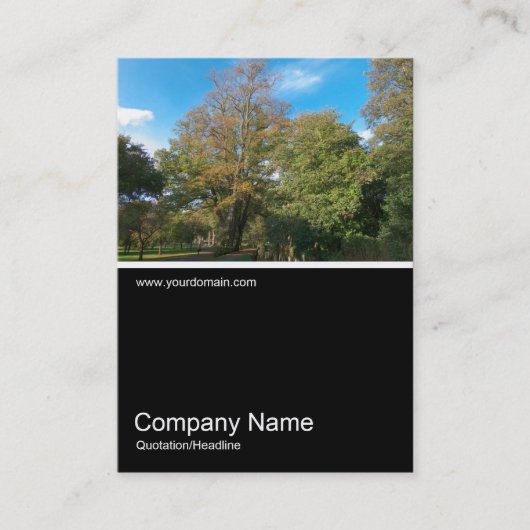 Half&Half Foto 0270 - Autumn in het Park Visitekaartje (Voorkant)