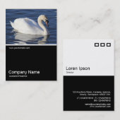 Half&Half foto 0306 - Mute Swan Visitekaartje (Voorkant / Achterkant)