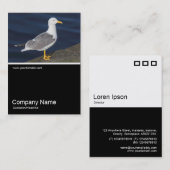 Half&Half Foto 0308 - Gele-Legged Gull Visitekaartje (Voorkant / Achterkant)