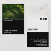 Half&Half Foto 030 - Schaduwen Visitekaartje (Voorkant / Achterkant)