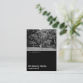 Half&Half Foto 0329 - Magnolia Tree in Summer Visitekaartje (Staand voorkant)