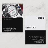 Half&Half Foto 0343 - Snelheidsmeter voor motorfie Visitekaartje (Voorkant / Achterkant)