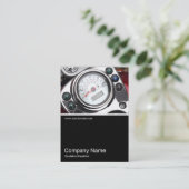 Half&Half Foto 0343 - Snelheidsmeter voor motorfie Visitekaartje (Staand voorkant)