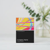 Half&Half Foto 0350 - Fractal Abstract 061012e Visitekaartje (Staand voorkant)