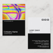 Half&Half Foto 0351 - Fractal Abstract 061012f Visitekaartje (Voorkant / Achterkant)