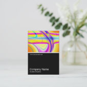 Half&Half Foto 0351 - Fractal Abstract 061012f Visitekaartje (Staand voorkant)