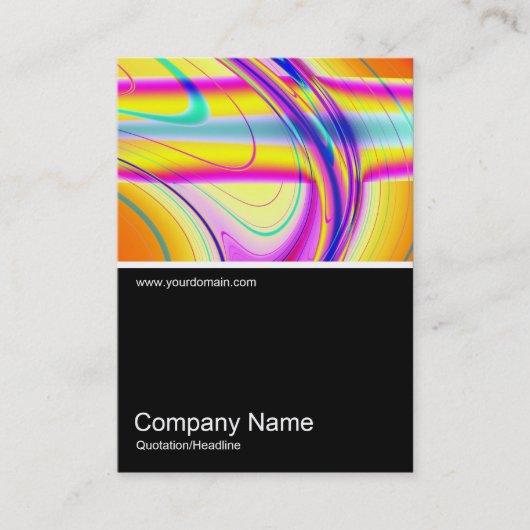 Half&Half Foto 0351 - Fractal Abstract 061012f Visitekaartje (Voorkant)