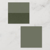 Half & Half Moss Green Referral Kaart – Aanpassen (Voorkant / Achterkant)