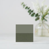 Half & Half Moss Green Referral Kaart – Aanpassen (Staand voorkant)