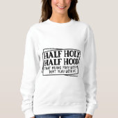 Half Heilige Halve Hood Trui (Voorkant)