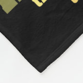 Half Hood Half Holy Pray Christian African Afro Bl Fleece Deken (Hoek)