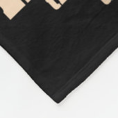 Half Hood Half Holy Pray Christian African Afro Bl Fleece Deken (Hoek)