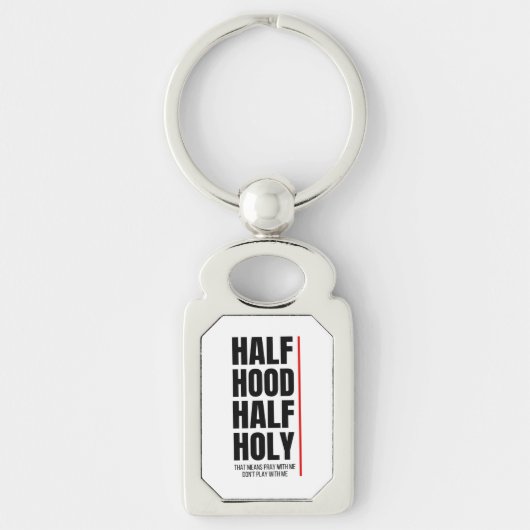 HALF HOOD HALF HOLY SLEUTELHANGER (Voorkant)
