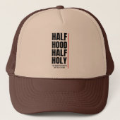 HALF HOOD HALF HOLY TRUCKER HAT TRUCKER PET (Voorkant)