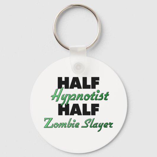 Half-Hypnotist Half-Zombie-laag Sleutelhanger (Voorkant)