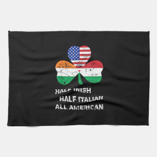 Half Iers half Italiaans Alle Amerikaanse vlag Sha Theedoek