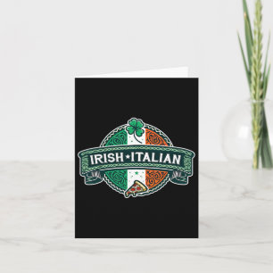 Half-Iers Half-Italiaans Grappig Iers Italiaans Sc Kaart