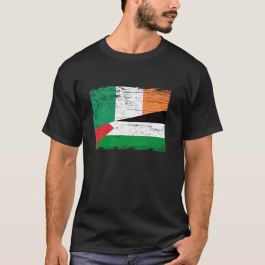 half Iers half Palestijns Shirt (Voorkant)