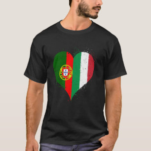 Half Italiaans Half Portugees Een Italië Portugal T-shirt