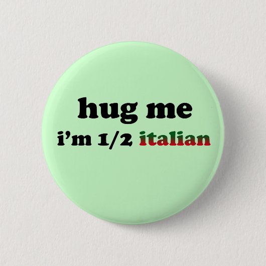 Half Italiaans Ronde Button 5,7 Cm (Voorkant)