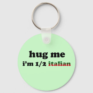 Half Italiaans Sleutelhanger