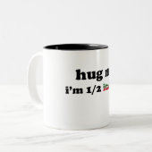 Half Italiaans Tweekleurige Koffiemok (Voorkant links)