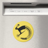 Half Jack Rabbit en half Rattle Snake Magneet (Insitu (Vaatwasser))