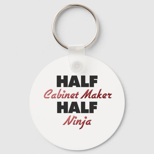 Half kabinet Maker Half Ninja Sleutelhanger (Voorkant)