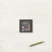 Half Kerstmis Half Hanukkah Christmukkah Grappig Post-it® Notes (Op bureau)