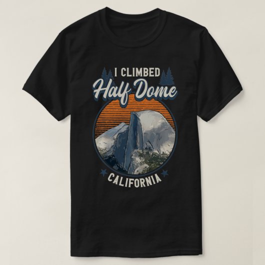 Half koepel klimmers zoals ik beklom half koepel C T-shirt (Design voorkant)