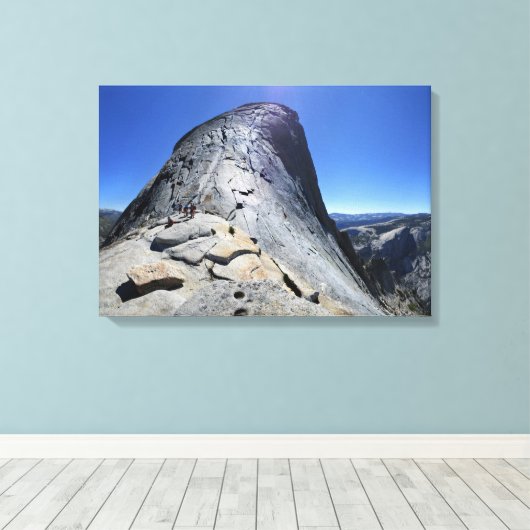 Half koepel van de Basis van de Kabels - Yosemite Canvas Afdruk (Insitu (Houten vloer))