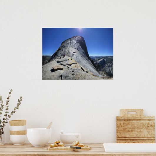 Half koepel van de Basis van de Kabels - Yosemite Poster (Keuken)