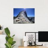 Half koepel van de Basis van de Kabels - Yosemite Poster (Thuiskantoor)