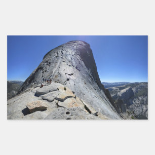 Half koepel van de Basis van de Kabels - Yosemite Rechthoekige Sticker