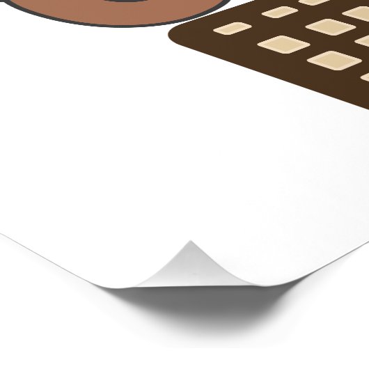 Half koffie, half coder foto afdruk (Hoek)