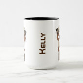 Half koffie, half codeur mok (Midden)