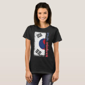 Half Koreaans Amerikaans Graphic - Grappig Zuid-Ko T-shirt (Voorkant volledig)