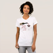 Half Leeg, Half Vol, Meer Wijn T-shirt (Voorkant volledig)