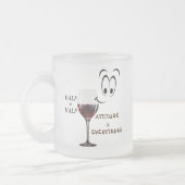 Half leeg of half vol? Attitude is alles Matglas Koffiemok (Links)