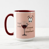 Half leeg of half vol?  Attitude is alles Mok (Links)