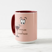 Half leeg of half vol?  Attitude is alles Mok (Voorkant links)