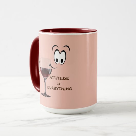 Half leeg of half vol?  Attitude is alles Mok (Voorkant links)