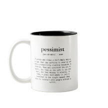 half leeg of half vol pessimist definitie
